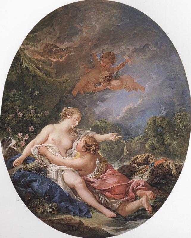 Francois Boucher Jupiter and Callosto Sweden oil painting art